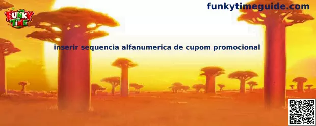 Ilustración explicativa para inserir sequencia alfanumerica de cupom promocional en Funky Time